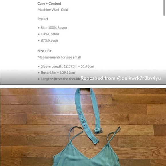 Free People Ellie Maxi Dress with Slip & Belt - Picture 2 of 4